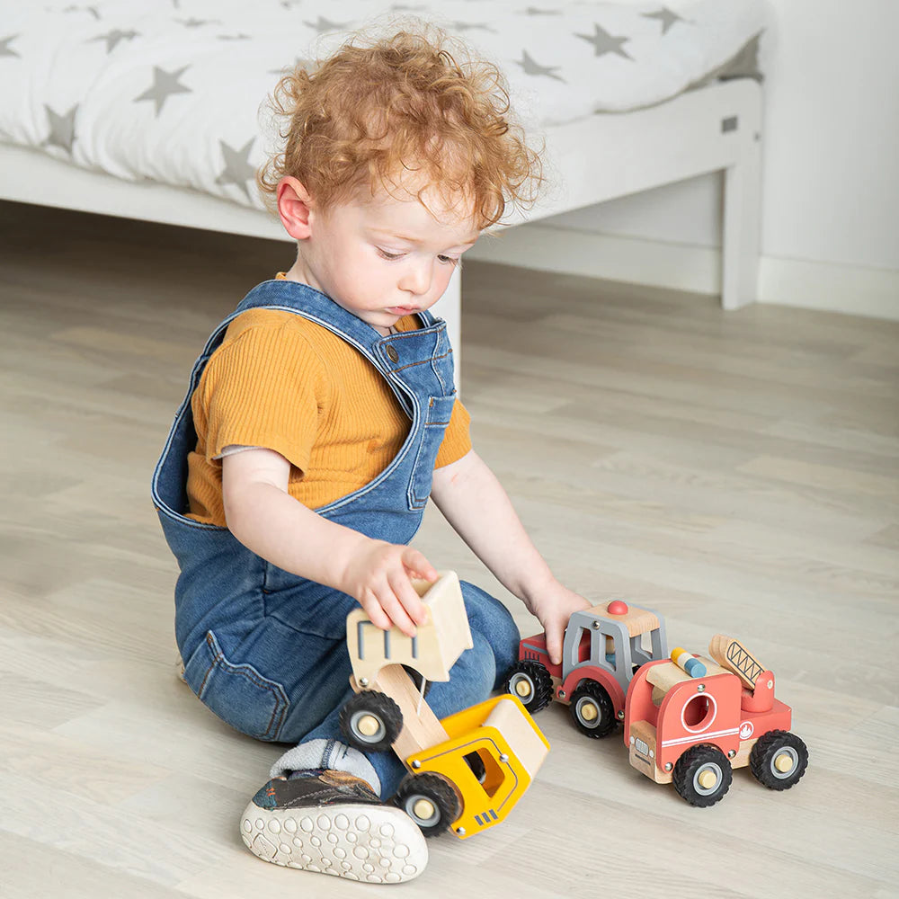 Wooden Mini Fire Truck