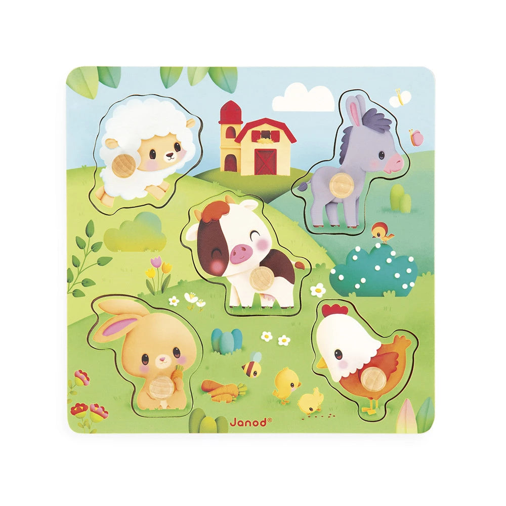 5-piece Farmhouse tactile puzzle