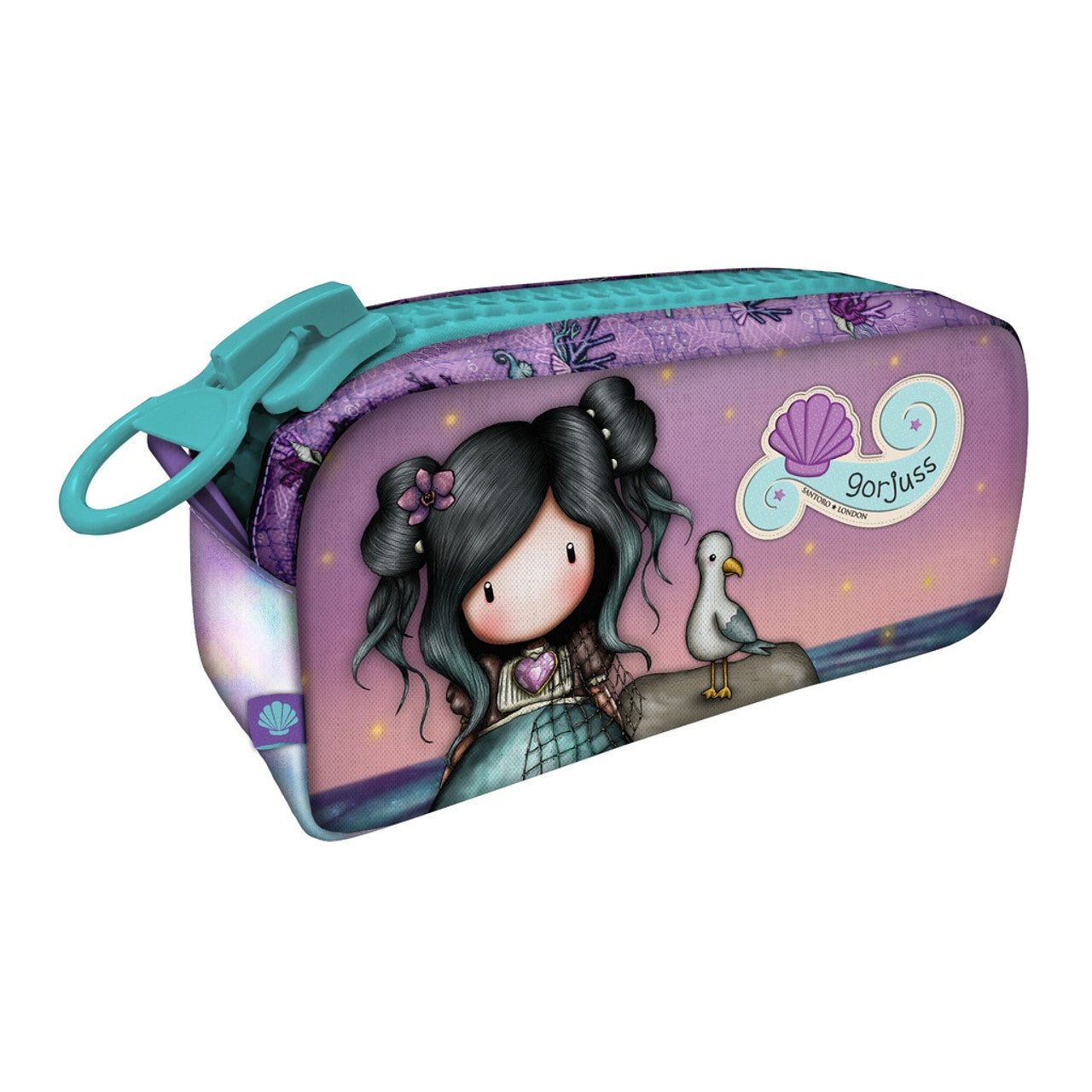 Gorjuss - Giant Zip Pencil Case - Lost At Sea