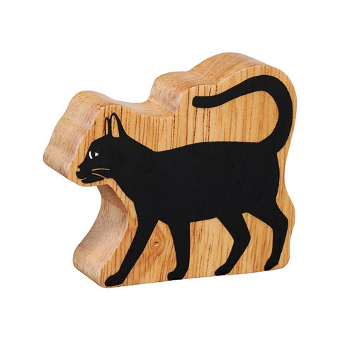 Wooden Black Cat