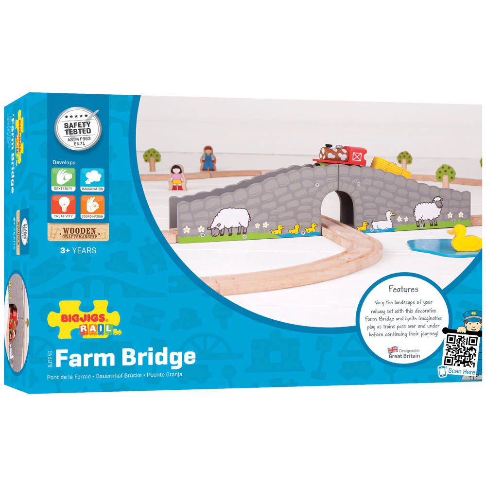 Wooden Farm Bridge