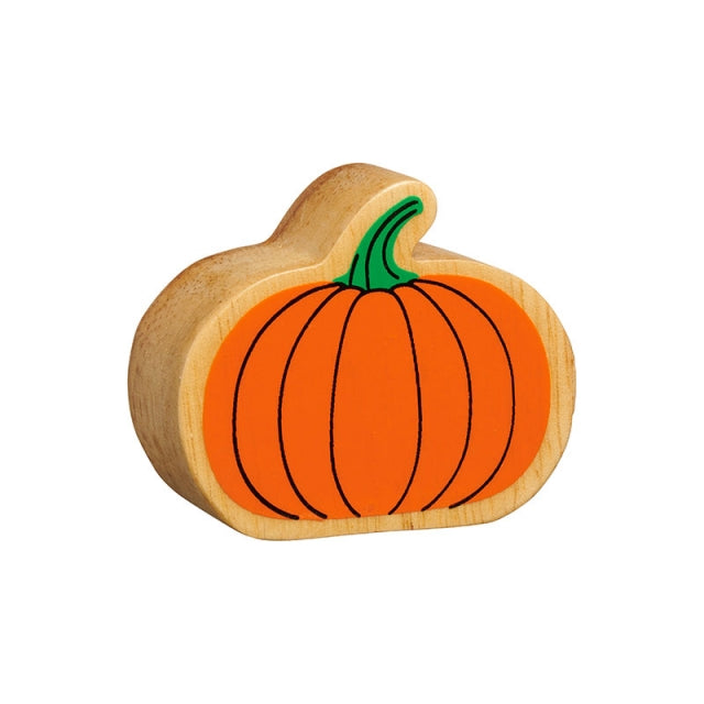 Wooden Pumpkin Figure