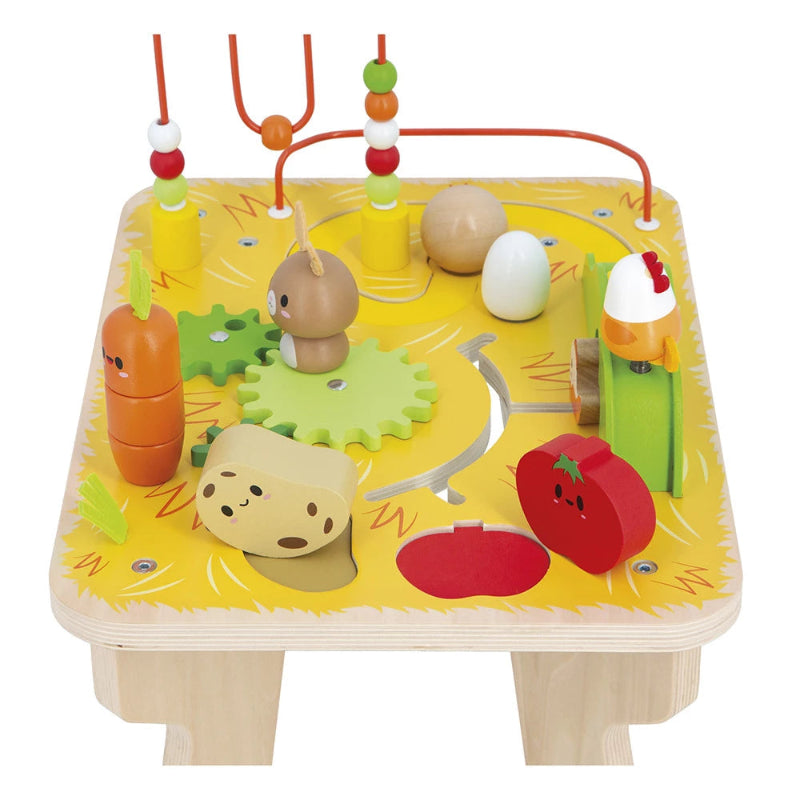 Wooden Farm Activity Table